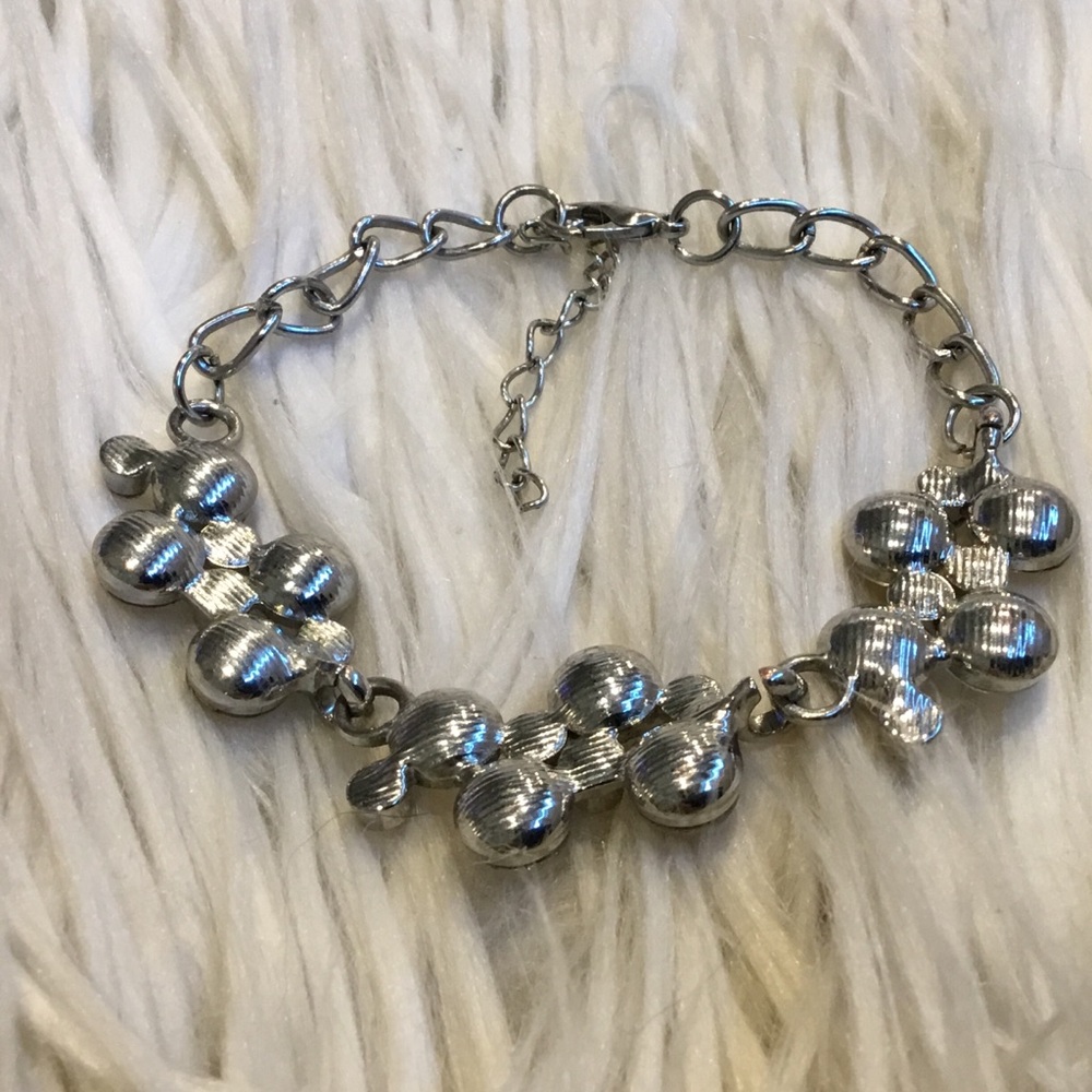 Vintage Crystal Silver Bracelet - Picture 2 of 4